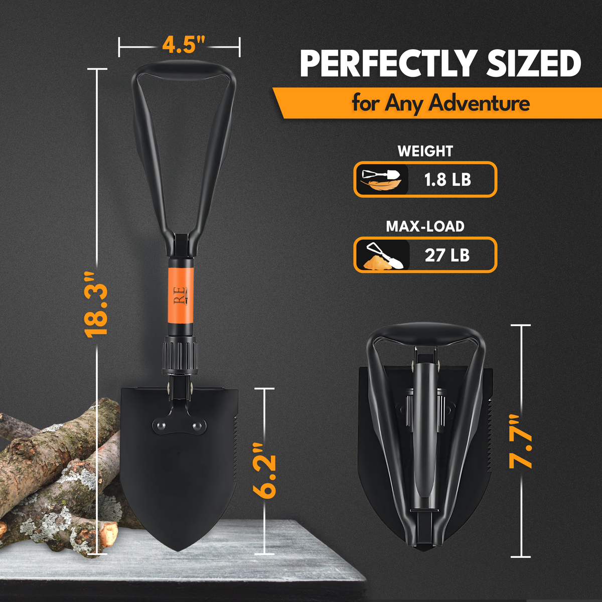 Tactical Folding Shovel