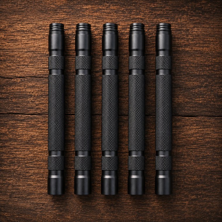 The five modular 6061-aluminum poles